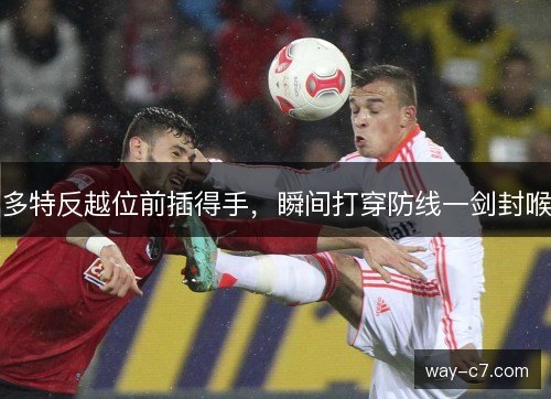 多特反越位前插得手，瞬间打穿防线一剑封喉